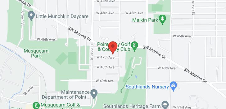 map of 3521 W 47TH AVENUE